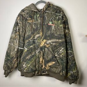Mossy Oak Men's Camo Zip Up Jacket 2XL